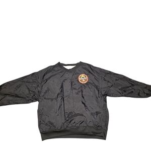 Black Pullover Windbreaker/Jacket SF 49ers Patch